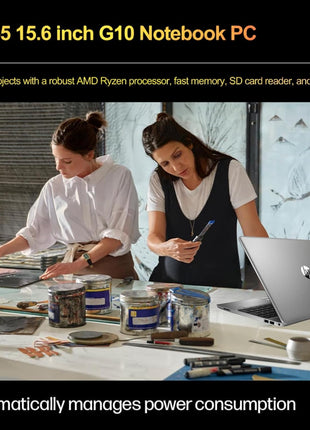 HP 255 G10 Laptop for Home or Work, 16GB RAM, 512GB SSD, 15.6" Full HD, Ryzen 3 7330U (Beat Intel i5-1135G7), HDMI, USB-C, Windows 11 Pro, Business and Fun Ready 