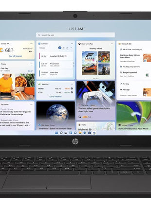 HP Laptop 255 G9 (2024), AMD Athlon Silver 3050U - (8GB/256GB SSD/AMD Radeon Graphics/Windows 11) Thin and Light Business Laptop/15.6" (39.62cm)/Black/1.47 kg/MS Office 2021 