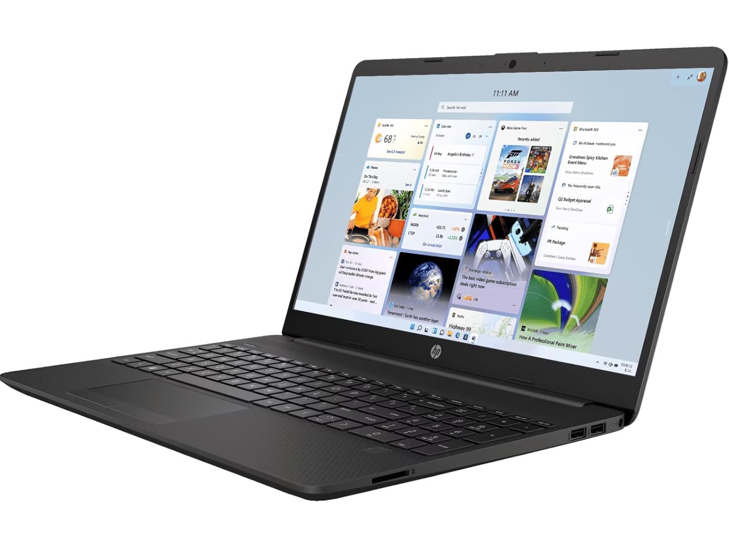 HP Laptop 255 G9 (2024), AMD Athlon Silver 3050U - (8GB/256GB SSD/AMD Radeon Graphics/Windows 11) Thin and Light Business Laptop/15.6" (39.62cm)/Black/1.47 kg/MS Office 2021 