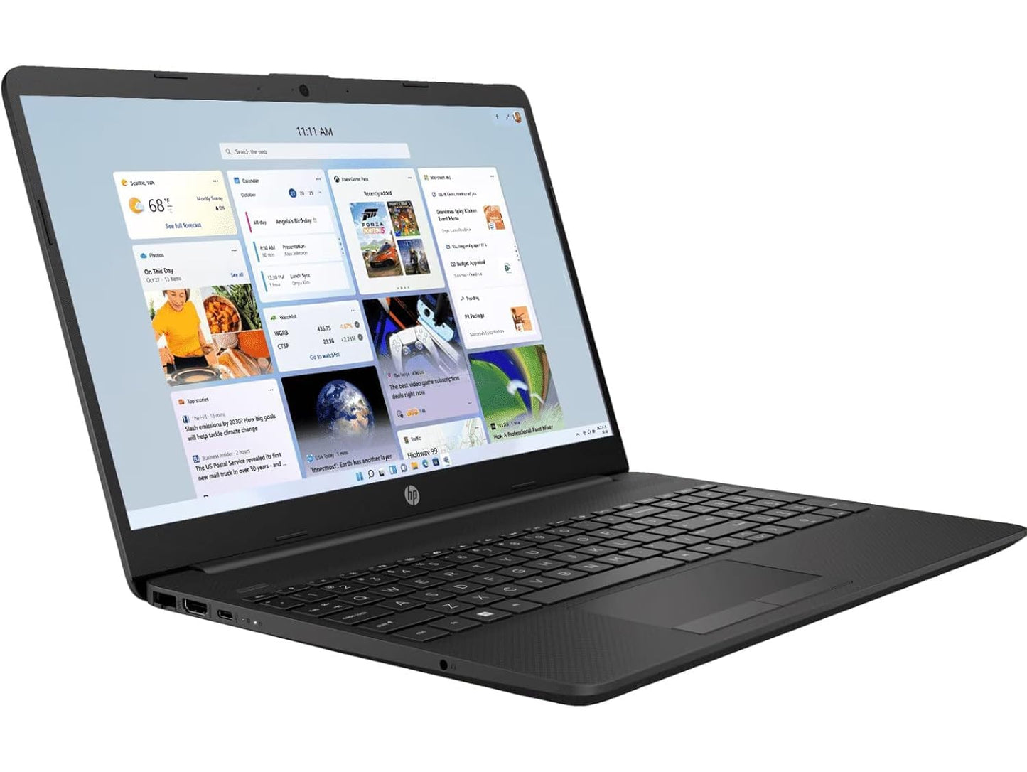 HP Laptop 255 G9 (2024), AMD Athlon Silver 3050U - (8GB/256GB SSD/AMD Radeon Graphics/Windows 11) Thin and Light Business Laptop/15.6" (39.62cm)/Black/1.47 kg/MS Office 2021 