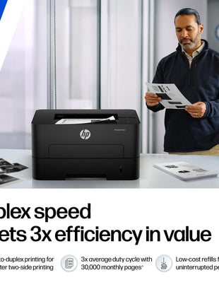 HP 303dw Auto Duplex WiFi Laser Printer (New Launch), 30 PPM, 256 MB Memory, Black 