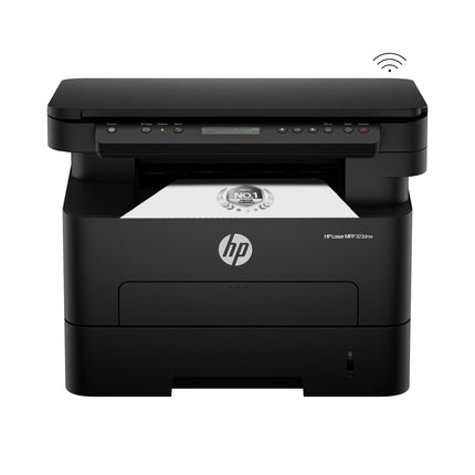 HP 323dnw Auto Duplex WiFi Laser Printer (New Launch), Print Scan Copy, LCD Display, 30 PPM, 256 MB Memory, Black 