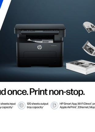 HP 323dnw Auto Duplex WiFi Laser Printer (New Launch), Print Scan Copy, LCD Display, 30 PPM, 256 MB Memory, Black 