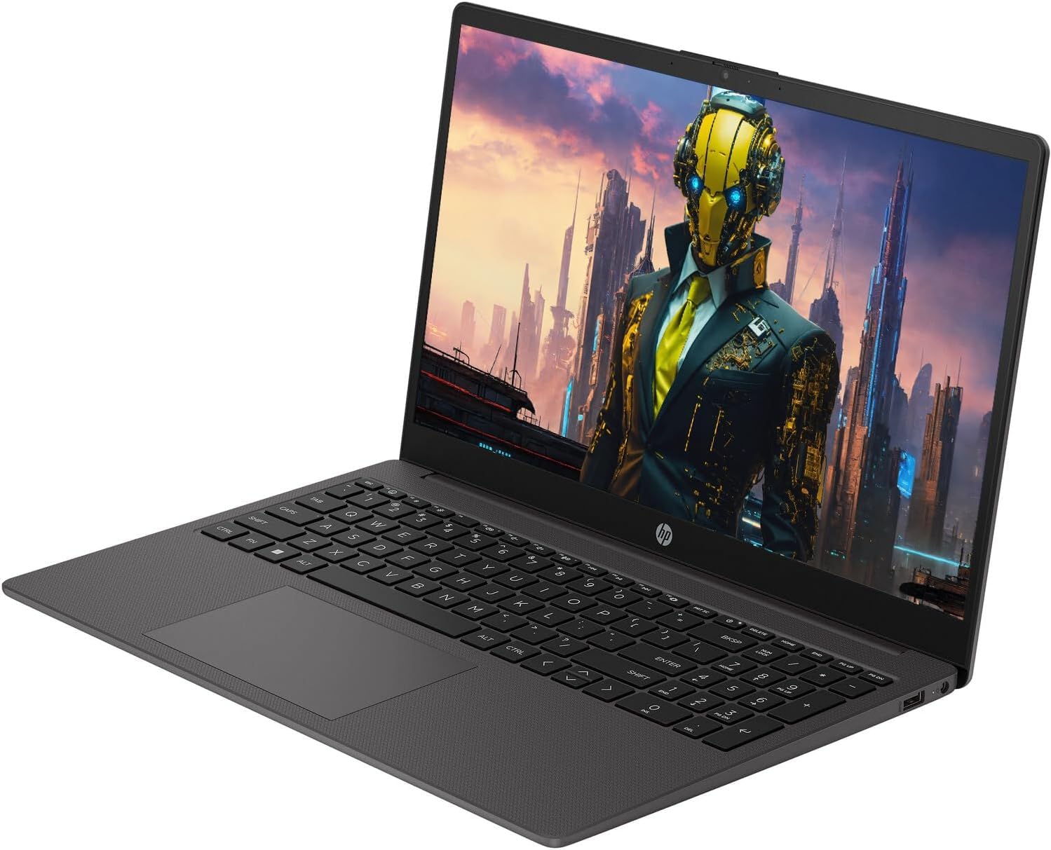 HP (4 GB/128 GB SSD/DOS NO Windows) 15.6" HD Black 