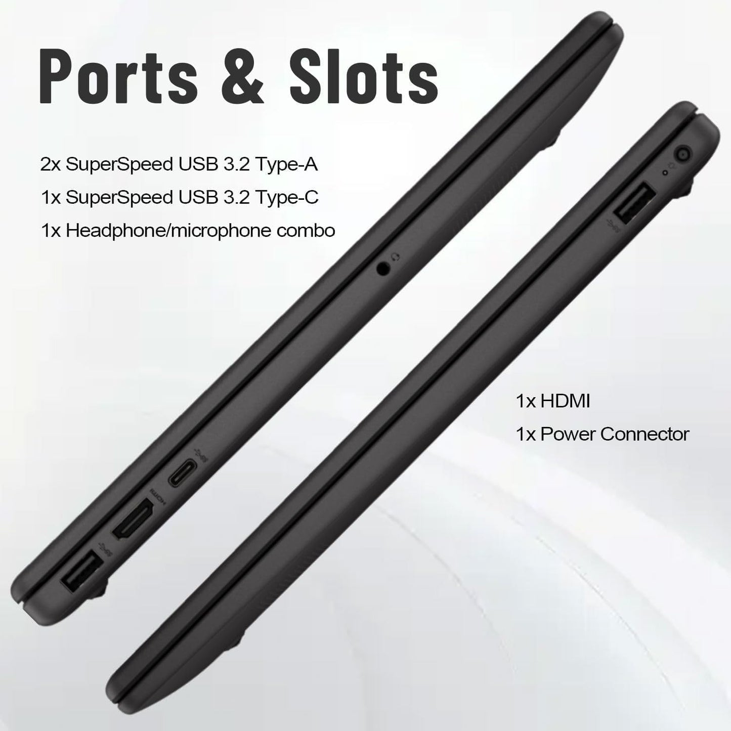 HP (4 GB/128 GB SSD/DOS NO Windows) 15.6" HD Black 