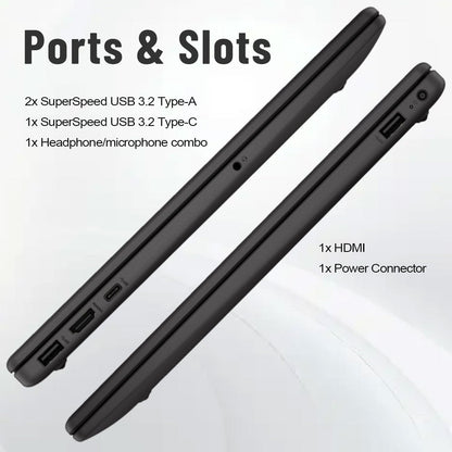 HP (4 GB/128 GB SSD/DOS NO Windows) 15.6" HD Black 