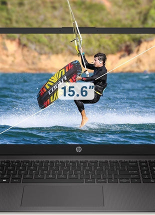 HP (4 GB/128 GB SSD/DOS NO Windows) 15.6" HD Black 