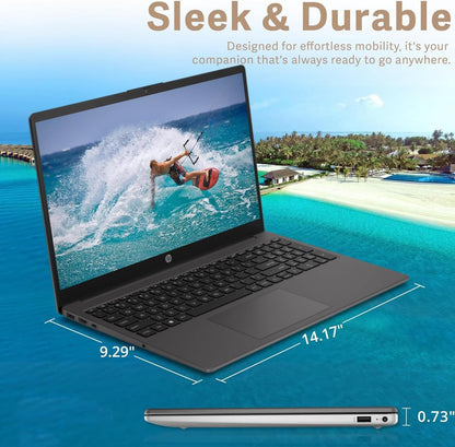 HP (4 GB/128 GB SSD/DOS NO Windows) 15.6" HD Black 