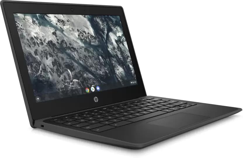 HP Chromebook (2024) MediaTek MT8183 - (4 GB/32 GB EMMC Storage/Chrome OS) 11MK G9 EE Chromebook (11.6 Inch, Black, 1.34 Kg) 