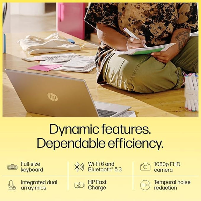 HP EliteBook 640 G10 (14" FHD, 13th Gen Intel Core i5, 16GB DDR4, 512GB SSD, Windows 11 Pro, MSO 2024, Intel Iris Xe Graphics | Silver Aluminum | Business Notebook PC 