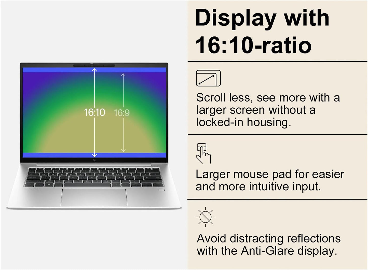 HP EliteBook 840 G10 Business Laptop (14" FHD+ Touchscreen, Intel 10-Core i5-1335U (Beat i7-1255U), 16GB DDR5 RAM, 512GB SSD) Backlit, Fingerprint, 5MP IR Webcam, Wolf Security, Win 11 Pro w/ Copilot 