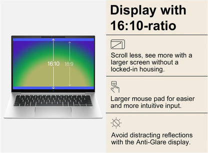 HP EliteBook 840 G10 Business Laptop (14" FHD+ Touchscreen, Intel 10-Core i5-1335U (Beat i7-1255U), 16GB DDR5 RAM, 512GB SSD) Backlit, Fingerprint, 5MP IR Webcam, Wolf Security, Win 11 Pro w/ Copilot 