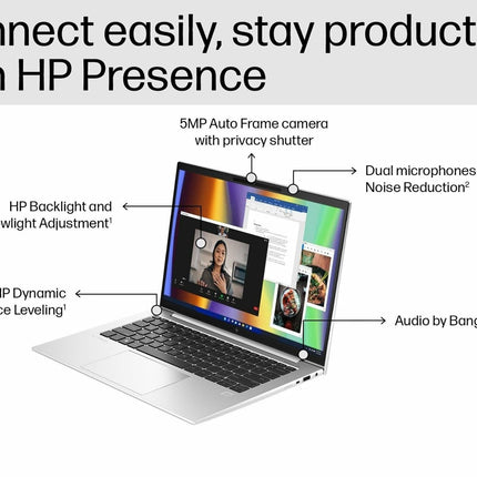 HP EliteBook 840 G10 Business Laptop (14" FHD+ Touchscreen, Intel 10-Core i5-1335U (Beat i7-1255U), 16GB DDR5 RAM, 512GB SSD) Backlit, Fingerprint, 5MP IR Webcam, Wolf Security, Win 11 Pro w/ Copilot 