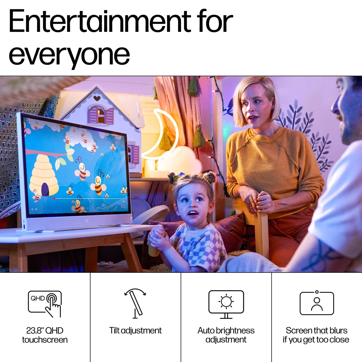 HP Envy Move All in One 24,13th Gen Intel Core i5-1335U,23.8inch(60.5cm),QHD,Three Sided Micro Edge,16GB DDR5,1TB SSD,Bluetooth Keyboard,Win 11 Home,4.1Kg,24-cs0047in 