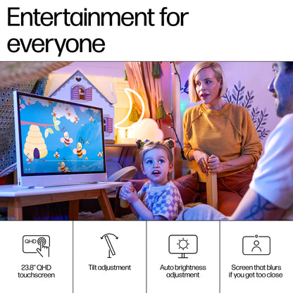HP Envy Move All in One 24,13th Gen Intel Core i5-1335U,23.8inch(60.5cm),QHD,Three Sided Micro Edge,16GB DDR5,1TB SSD,Bluetooth Keyboard,Win 11 Home,4.1Kg,24-cs0047in 