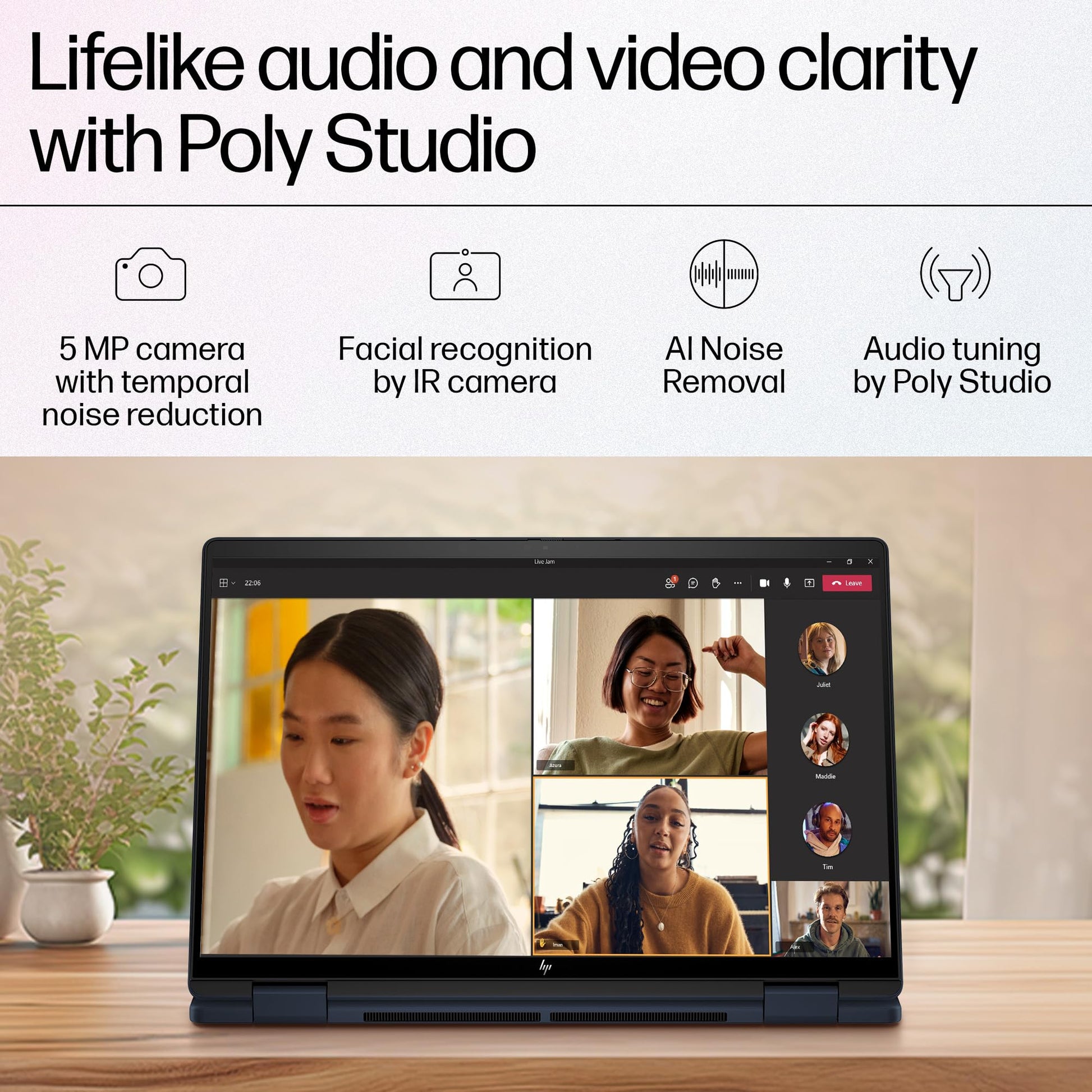 HP Envy x360 AI Laptop, Intel Core Ultra 5 125U, 12 TOPS, 16GB LPDDR5, 512GB SSD, (Win11, Office21, Blue, 1.44 kg) Touchscreen, 3K, OLED, 14-inch (35.6cm), Integrated graphics, 5MP IR camera, fc0078TU 