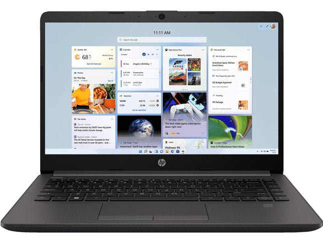 HP Laptop 240R G9 (2024), Intel Core i3 13th Gen 1315U - (16GB/512GB SSD/Intel UHD Graphics/Windows 11 Home) Thin and Light Business Laptop/14 (35.56cm)/Ash Grey/1.47 kg/MS Office 2021 