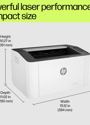 HP Laser 1008W Monochrome Laser Printers,Wireless,Single Function,Print,Hi-Speed USB 2.0Up to 21 Ppm,150-Sheet Input Tray,100-Sheet Output Tray,10,000Page Duty Cycle,1Year Warranty,Black&White,714Z9A 