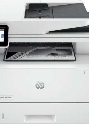HP Monochrome, Colour Wireless Laser Printers jet Pro Mfp 4104Dw, 42 Ppm A4 Mfp With Wifi, White 