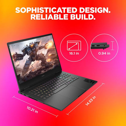 HP OMEN, 13th Gen Intel Core i7-13620H, 6GB NVIDIA RTX 4050, 16GB DDR5, 1TB SSD, 144Hz, IPS, 16.1-inch(40.9cm) FHD Gaming Laptop, RGB Keyboard, Enhanced cooling (Win11,Office21,Black, 2.35kg) wd0011TX 