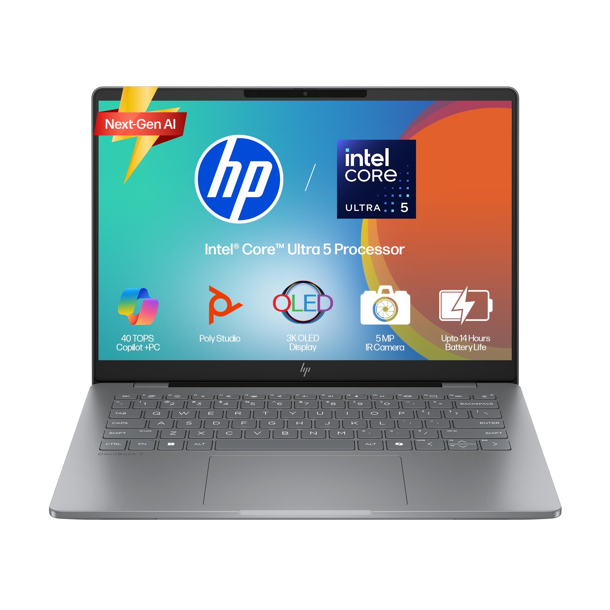 HP OMNIBOOK X Flip: Intel Core Ultra, 16GB RAM, 3K Touch Display