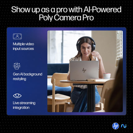 HP OmniBook X Flip OLED (Previously Envy), Intel Core Ultra 5 226V, 40 Tops, (16GB LPDDR5X, 512GB SSD) 3K, 14''/35.6cm, Touch, Win11, Office24, Silver,1.38kg, fm0058TU, 5MP Camera, Next Gen AI Laptop 