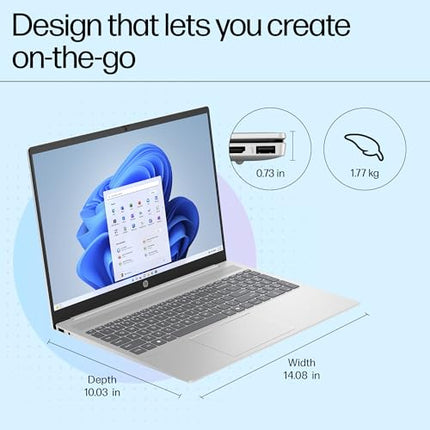 HP Pavilion, Intel Core Ultra 5-125U Ai Powered Laptop (16GB RAM, 512GB SSD) IPS, 2K, WUXGA, Anti-Glare, 16"/40cm, Win 11, Office 2021, Silver, 1.77Kg, Intel Graphics, FHD Camera, af0015TU 