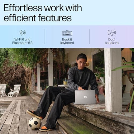 HP Pavilion, Intel Core Ultra 5-125U Ai Powered Laptop (16GB RAM, 512GB SSD) IPS, 2K, WUXGA, Anti-Glare, 16"/40cm, Win 11, Office 2021, Silver, 1.77Kg, Intel Graphics, FHD Camera, af0015TU 