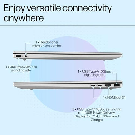 HP Pavilion, Intel Core Ultra 5-125U Ai Powered Laptop (16GB RAM, 512GB SSD) IPS, 2K, WUXGA, Anti-Glare, 16"/40cm, Win 11, Office 2021, Silver, 1.77Kg, Intel Graphics, FHD Camera, af0015TU 