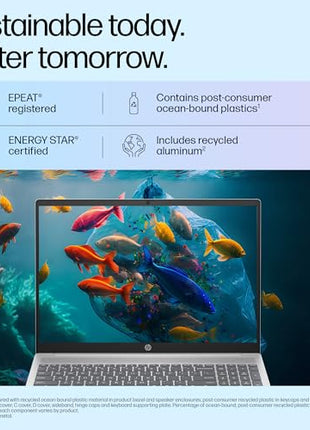 HP Pavilion, Intel Core Ultra 5-125U Ai Powered Laptop (16GB RAM, 512GB SSD) IPS, 2K, WUXGA, Anti-Glare, 16"/40cm, Win 11, Office 2021, Silver, 1.77Kg, Intel Graphics, FHD Camera, af0015TU 