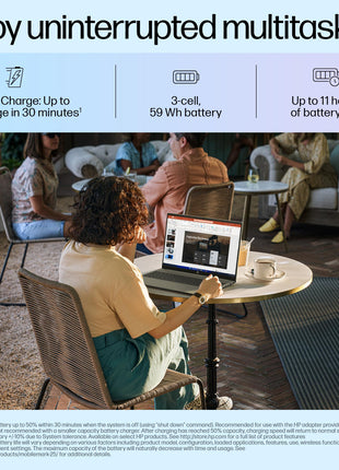 HP Pavilion, Intel Core Ultra 5-125U Ai Powered Laptop (16GB RAM, 512GB SSD) IPS, 2K, WUXGA, Anti-Glare, 16"/40cm, Win 11, Office 2021, Silver, 1.77Kg, Intel Graphics, FHD Camera, af0015TU 