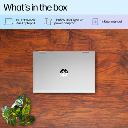 HP Pavilion x360, 13th Gen Intel Core i5-1335U (16GB DDR4, 1TB SSD) FHD, 14''/35.6 cm, Touchscreen 2-in-1, Win 11, Office 21, Silver, 1.51 kg, ek1010TU/1149tu, FPR, 5MP Camera, B&O, Backlit Laptop 