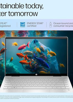 HP Pavilion x360, 13th Gen Intel Core i5-1355U (16GB DDR4, 512GB SSD),Touchscreen, IPS, 14-inch(35.6cm)FHD,Win11, M365 Basic(1year),Office Home24, Silver,1.5kg, Iris Xe, Backlit, 5MP Camera, ek1074TU 