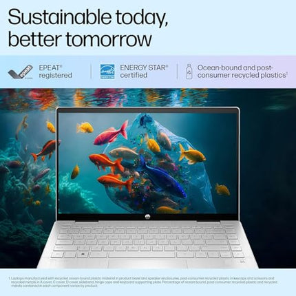 HP Pavilion x360, 13th Gen Intel Core i5-1355U (16GB DDR4, 512GB SSD),Touchscreen, IPS, 14-inch(35.6cm)FHD,Win11, M365 Basic(1year),Office Home24, Silver,1.5kg, Iris Xe, Backlit, 5MP Camera, ek1074TU 
