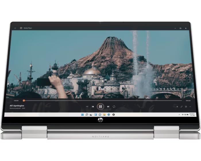 HP Pavilion x360, 13th Gen Intel Core i5-1355U (16GB DDR4, 512GB SSD),Touchscreen, IPS, 14-inch(35.6cm)FHD,Win11, M365 Basic(1year),Office Home24, Silver,1.5kg, Iris Xe, Backlit, 5MP Camera, ek1074TU 