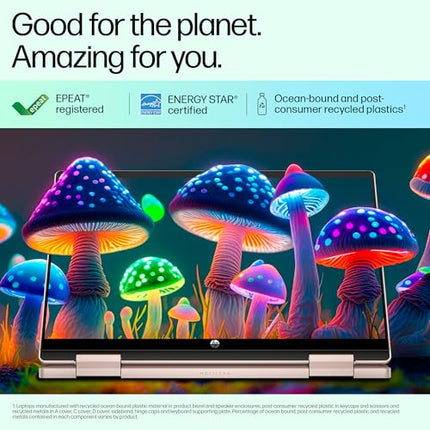 HP Pavilion x360, 13th Gen Intel Core i7-1355U (16GB DDR4, 512GB SSD), Touchscreen,IPS, 14''(35.6cm) FHD,Win 11, M365 Basic(1yr), Office Home 24, Rose gold,1.5kg,Iris Xe, Backlit, 5MP Camera, ek1152TU 