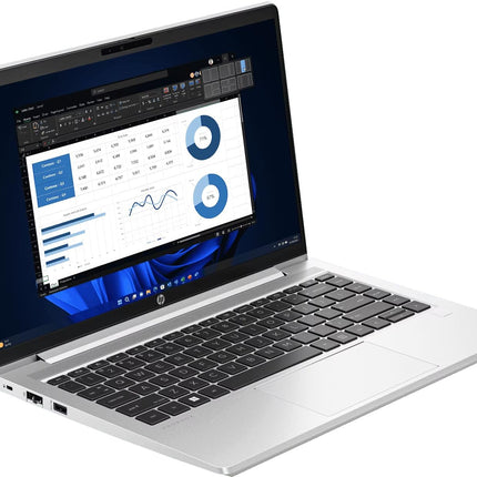 HP Pro Book14[New Launch], 13th Gen Intel Core i5-1335U Turbo Boost, 24GB DDR4, 512GB SSD, Win11 Pro, MSO21, 3 Year Warranty, IPS 14" FHD HDR Laptop, Finger Print, Backlit KB, Metal Body, Anti Virus 