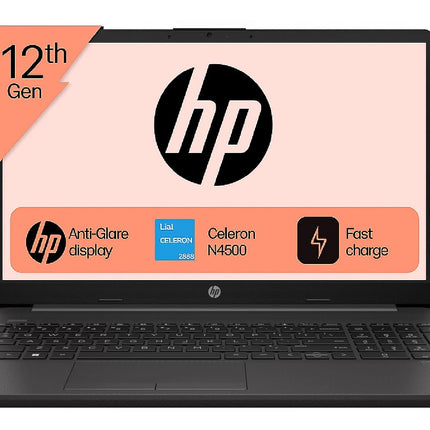 HP Professional 15, 12th Gen Intel Core Celeron-N4500 Turbo Boost, 8GB DDR4, 256GB SSD, (Win 11 Pro, MSO 21Pro, Gray, 1.59kg), 15.6 inch, UHD Graphics, Numeric KB, Business Laptop 
