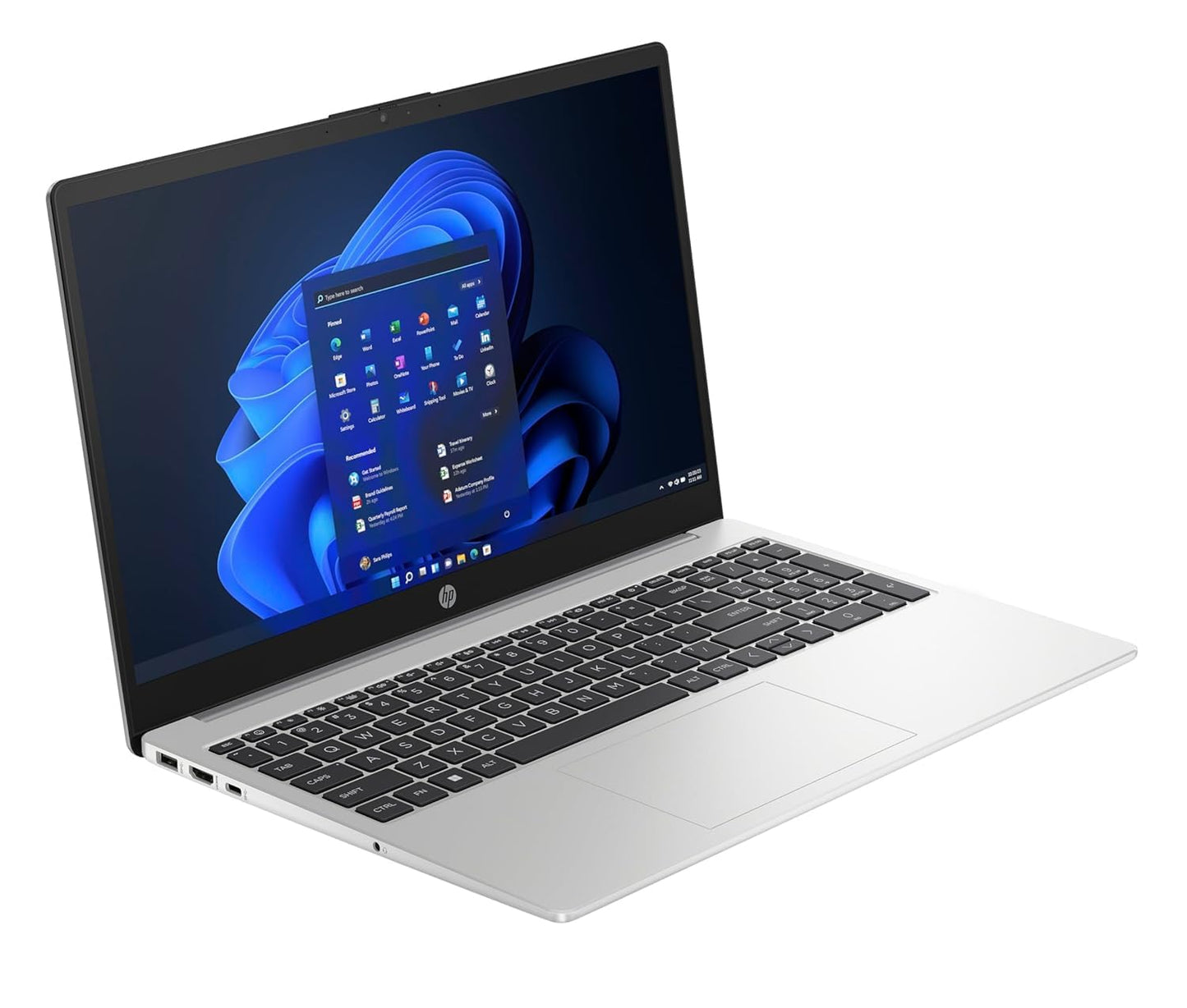 HP Professional 15 (2025), Intel Core i5 13th Gen 1334U - (32 GB/512 GB SSD/Intel Iris Xe Graphics/Windows 11 Pro) Thin and Light Business Laptop/15.6" FHD Display/Backlit/Turbo Silver/1.5 kg/MSO 2021 