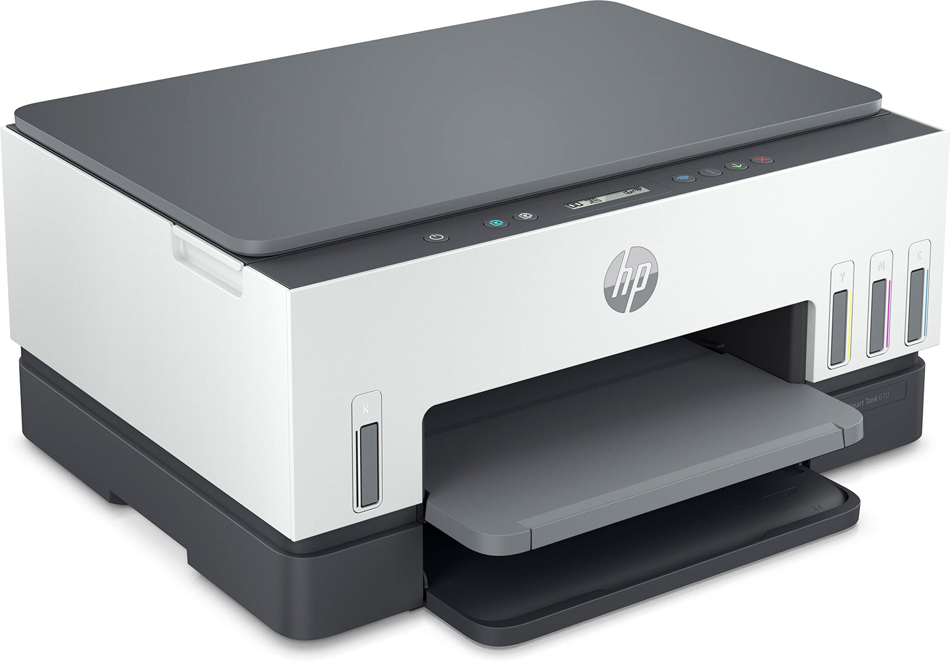 HP Smart Tank 670 All-in-One Auto Duplex WiFi Integrated Ink Tank Colour Printer, Scanner, Copier- High Capacity Tank with Automatic Ink Sensor 