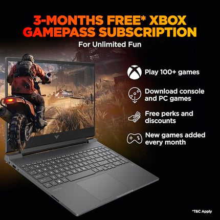 HP Smartchoice Victus, 13th Gen i7-13620H, 6GB RTX 4050, 16GB DDR4(Upgradeable) 512GB SSD, 144Hz, 300nits, FHD, 15.6''/39.6cm, Win11, M365* Office24, Mica Silver, 2.3kg, fa2100/03/04tx, Gaming Laptop 