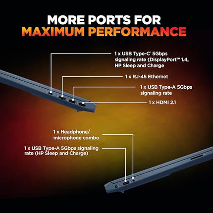 HP Smartchoice Victus, AMD Ryzen 5 8645HS, 6GB RTX 3050, 31 Tops, 16GB DDR5(Upgradeable) 512GB SSD, 144Hz, 300nits, FHD, 15.6"/39.6cm, Win11, M365* Office24, Blue, 2.3kg, fb3009AX, AI Gaming Laptop 