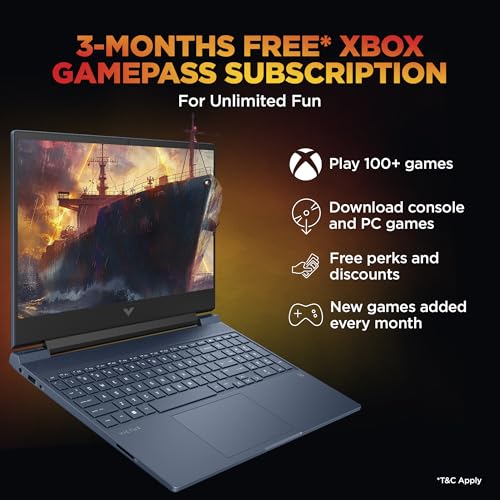 HP Smartchoice Victus, 13th Gen Intel Core i5-13420H, 4GB RTX 3050, 16GB DDR4(Upgradeable) 512GB SSD, 144Hz, 300nits, FHD, 15.6’’/39.6cm, Win11, Office24, Blue, 2.29kg, fa2190/fa2191tx Gaming Laptop 