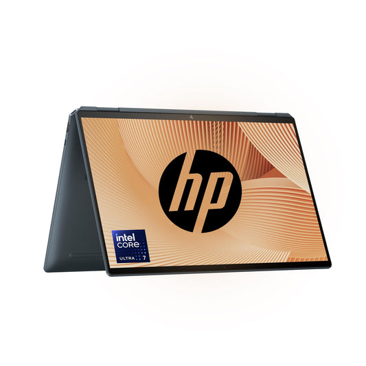 HP Spectre x360 AI Laptop, Intel Core Ultra 7 155H, 12 TOPS, 32GB LPDDR5x, 1TB SSD (Win11, Office21, Blue, 1.9kg), Touchscreen, 2.8K, OLED, 16-inch(40.6cm), Intel Arc graphics, 9MP IR camera, aa0664TX 