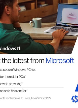 HP 15,Intel Ultra 5 125H (16GB DDR5, 1TB SSD) FHD, IPS, 15.6''/39.6cm, Win11, M365 Basic(1yr)*Office24, Silver, 1.65kg, fd1354TU, Intel Arc Graphics, FHD Camera w/Shutter, AI Powered Laptop 