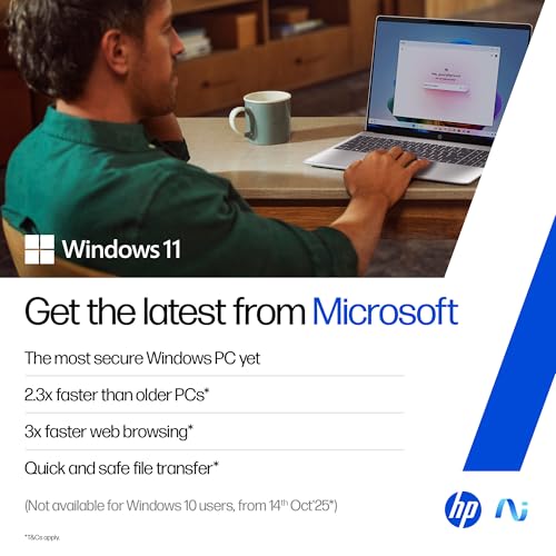 HP 15,Intel Ultra 5 125H (16GB DDR5, 1TB SSD) FHD, IPS, 15.6''/39.6cm, Win11, M365 Basic(1yr)*Office24, Silver, 1.65kg, fd1354TU, Intel Arc Graphics, FHD Camera w/Shutter, AI Powered Laptop 
