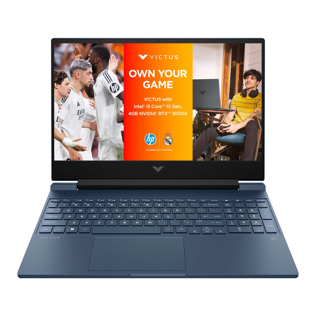 HP Victus, 12th Gen Intel Core i5-12450H, RTX 3050 Gaming Laptop (16GB DDR4, 512GB SSD) 144Hz, IPS, 15.6"/39.6cm, FHD, Win 11, MS Office 21, Blue, 2.3kg, fa1379TX/fa1412tx 