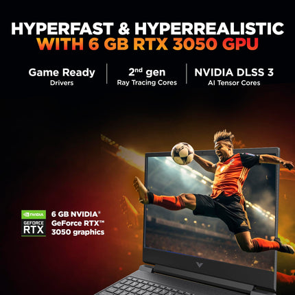 HP Victus, 13th Gen Intel Core i5-13420H, 6GB RTX 3050, 16GB DDR4(Upgradeable) 512GB SSD, FHD, 144Hz, 300 nits, IPS, 15.6''/39.6cm, Win11, M365* Office24, Mica Silver, 2.3kg, fa2700TX, Gaming Laptop 