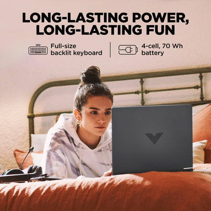 HP Victus, 13th Gen Intel Core i5-13420H, 6GB RTX 4050 Gaming Laptop (16GB DDR4, 512GB SSD) 144Hz,300 nits,IPS, 15.6''/39.6cm, FHD, Win11, Office24, Mica Silver, 2,29kg, Backlit Kb,HD Camera,fa2701TX 