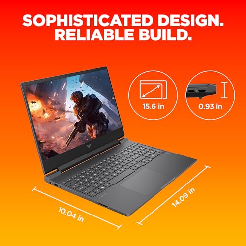 HP Victus, 13th Gen Intel Core i5-13420H, 6GB RTX 4050 Gaming Laptop (16GB DDR4, 512GB SSD) 144Hz,300 nits,IPS, 15.6''/39.6cm, FHD, Win11, Office24, Mica Silver, 2,29kg, Backlit Kb,HD Camera,fa2701TX 